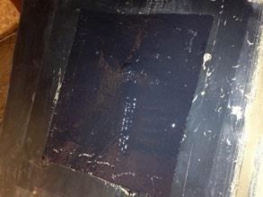 贝尔佐纳 (Belzona) 2311(SR 高分子橡胶)被用来修复受损区 贝尔佐纳 (Belzona) 2311(SR 高分子橡胶)被用来修复受损区